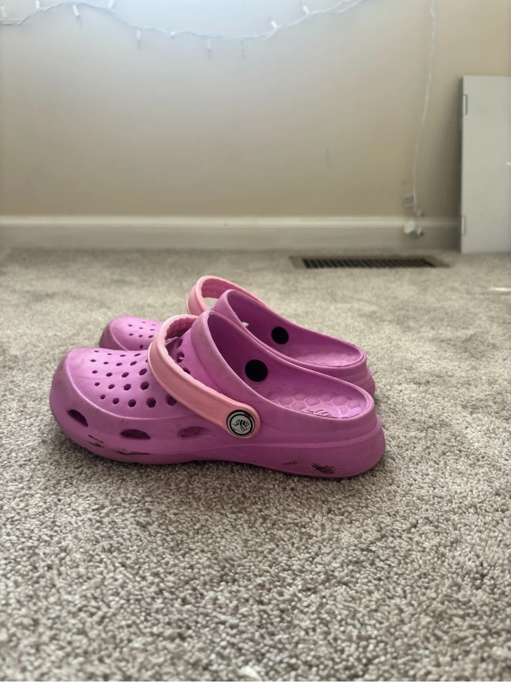 Kids Pink Waterproof Slip-On Water Shoes